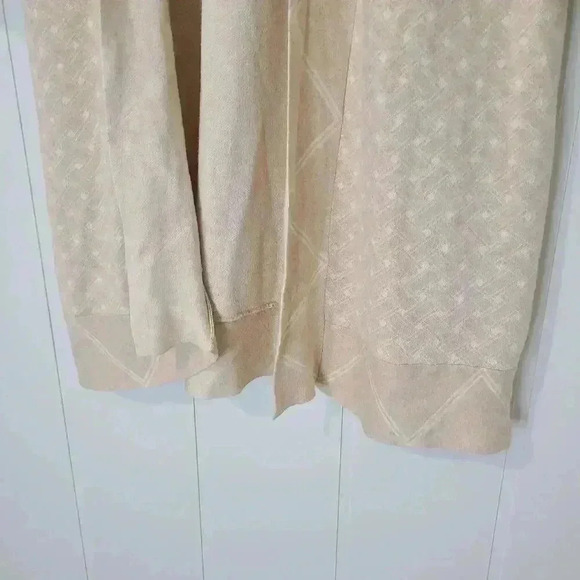 J. McLaughlin Rosalind Cardigan Tan Long Open Size Large - Picture 5 of 9